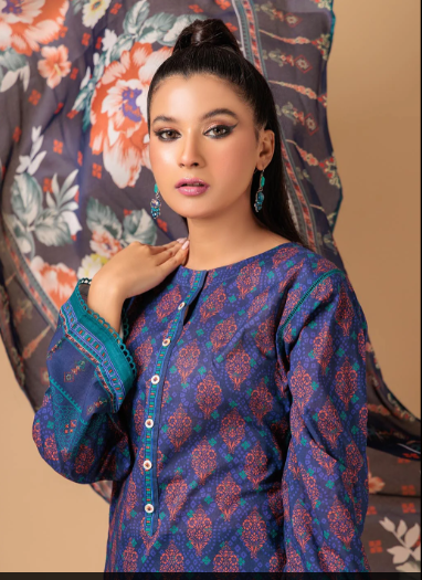 VIVID FLORAL - 3 PC | Bonanza Satrangi