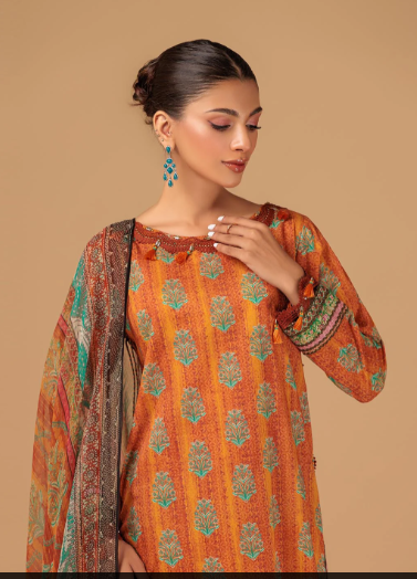 TEHZEEB - 3 PC | Bonanza Satrangi